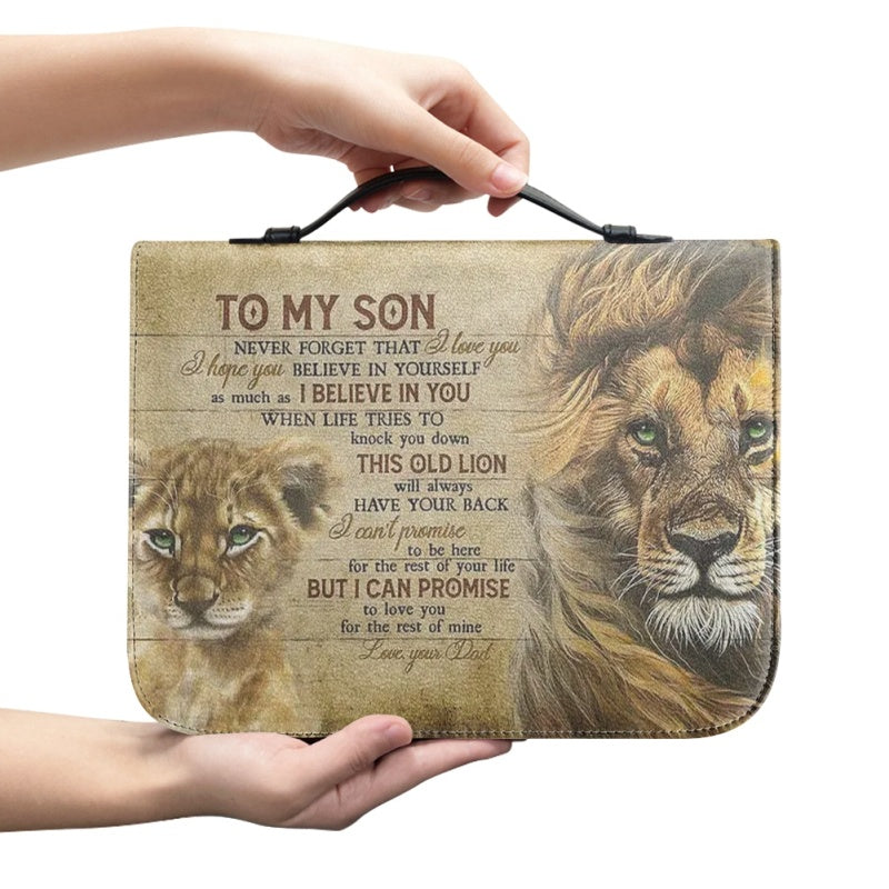To My Son From Mom Personalized Bible Cover