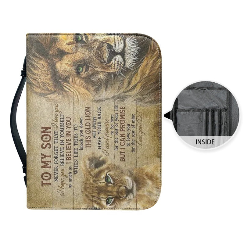 To My Son From Mom Personalized Bible Cover