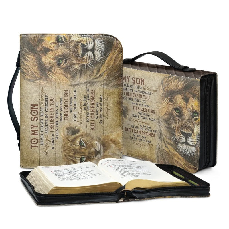 To My Son From Mom Personalized Bible Cover