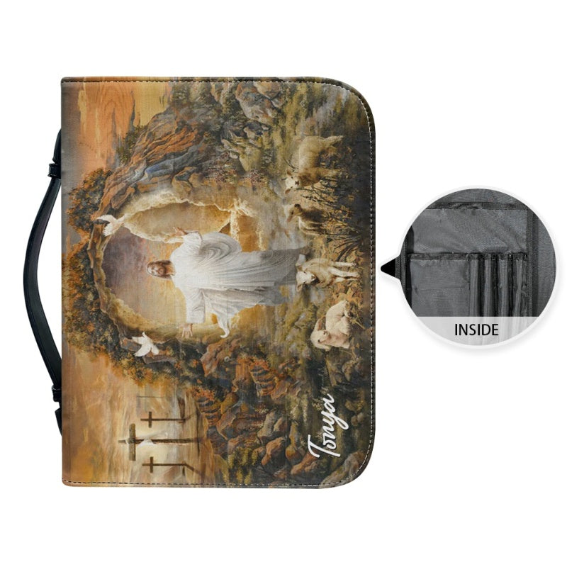 Personalized Christian Leather Bible Cover