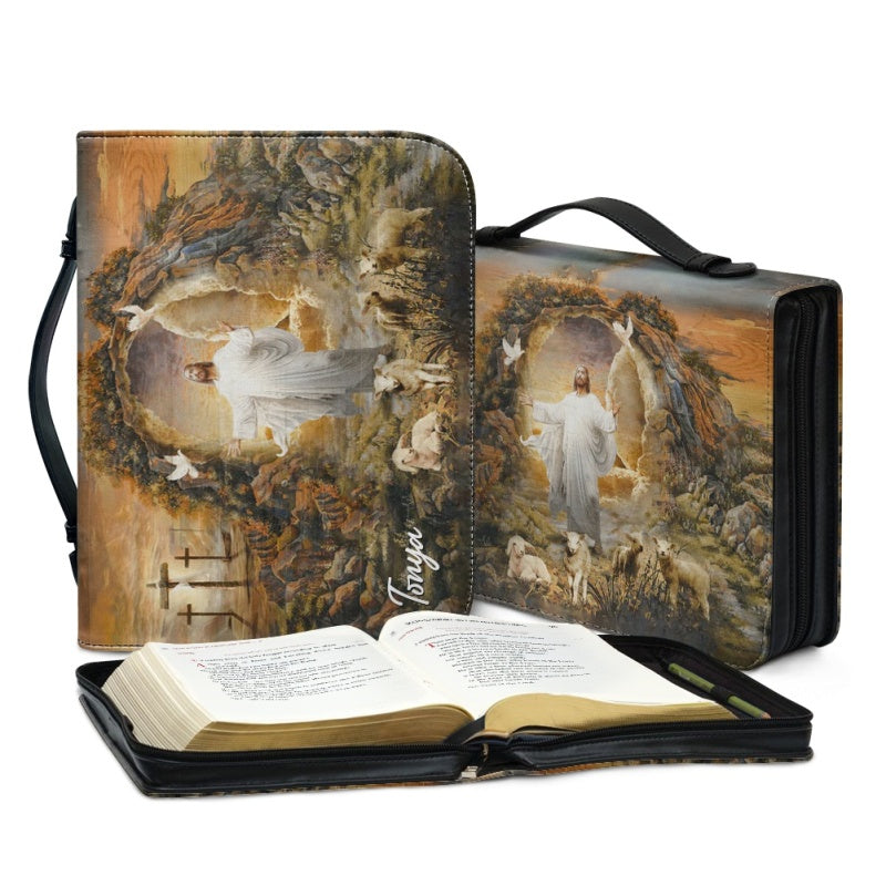 Personalized Christian Leather Bible Cover