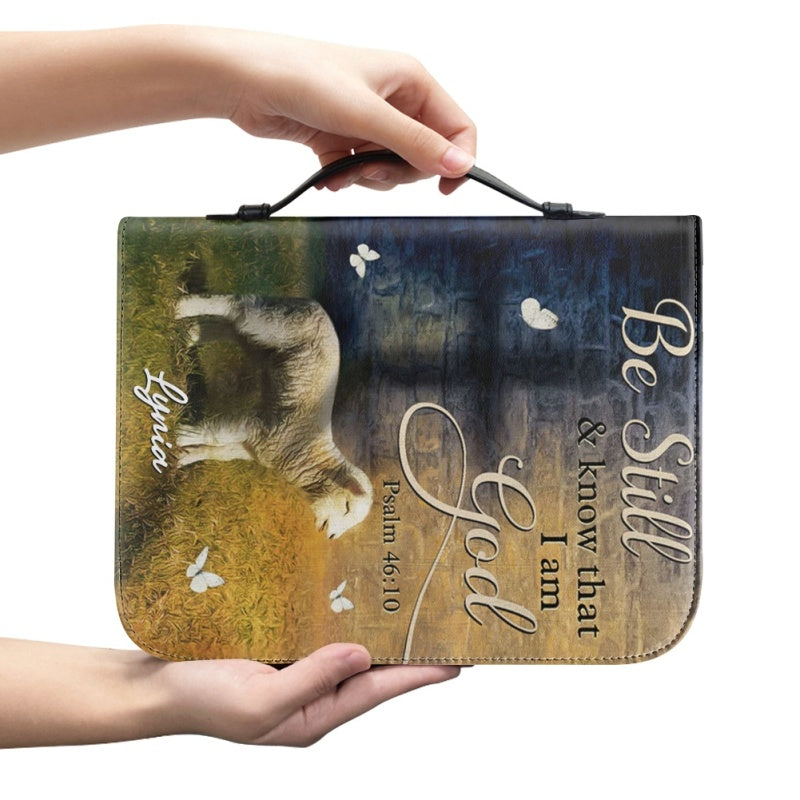 Be Still and Know Personalized Bible Cover