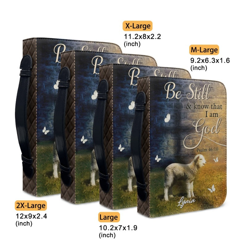 Be Still and Know Personalized Bible Cover