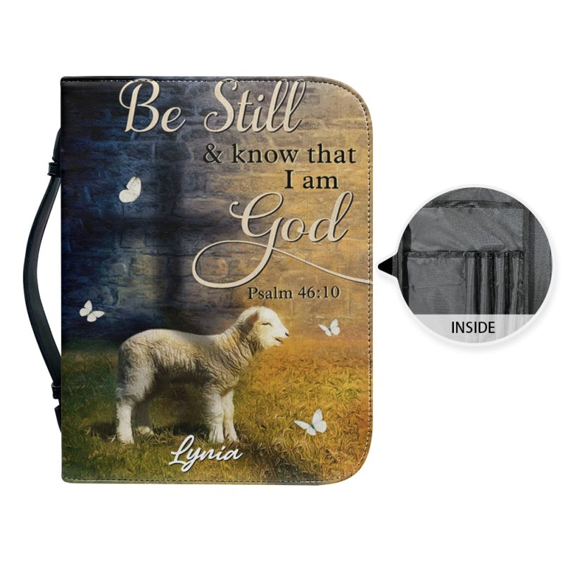 Be Still and Know Personalized Bible Cover
