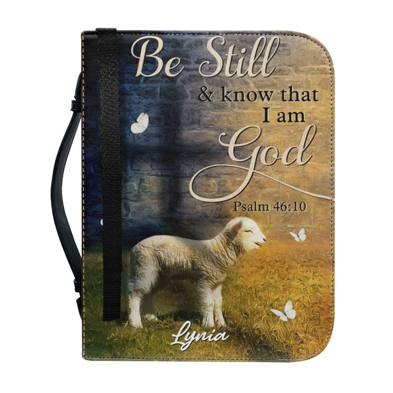 Be Still and Know Personalized Bible Cover