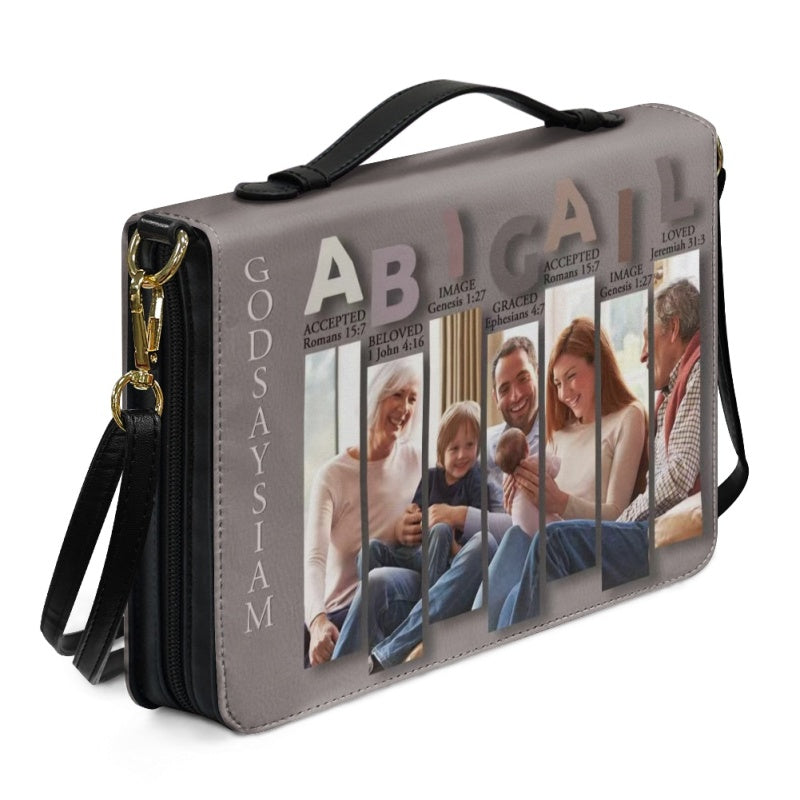 Personalized Sacred Name Meaning Bible Cover