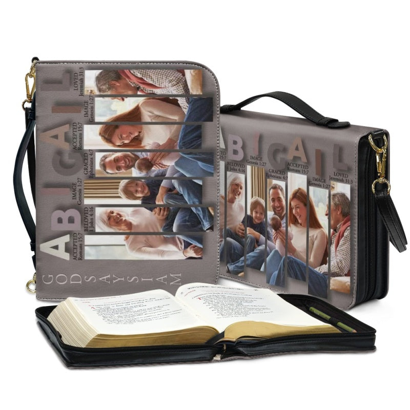 Personalized Sacred Name Meaning Bible Cover