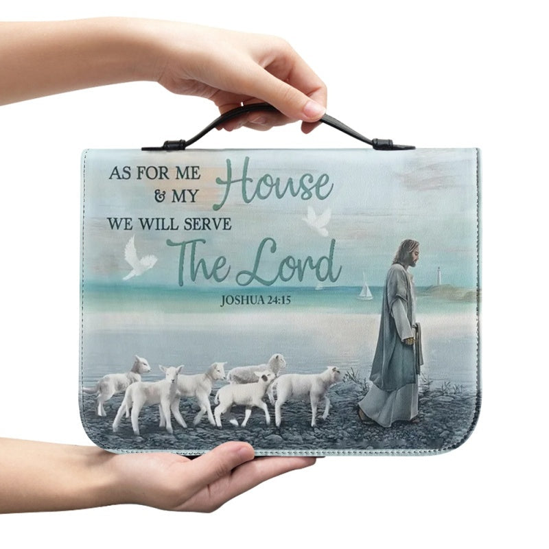 Personalized As For Me and My House Bible Cover