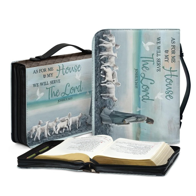 Personalized As For Me and My House Bible Cover