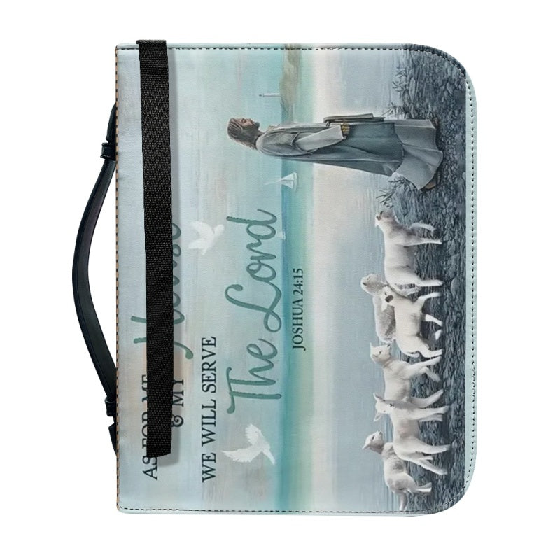 Personalized As For Me and My House Bible Cover