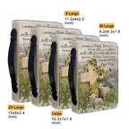 Personalized Cross & Sheep Bible Cover