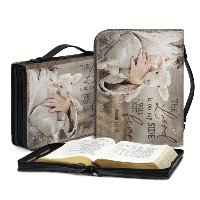Personalized Psalm 118:6 Bible Cover Case