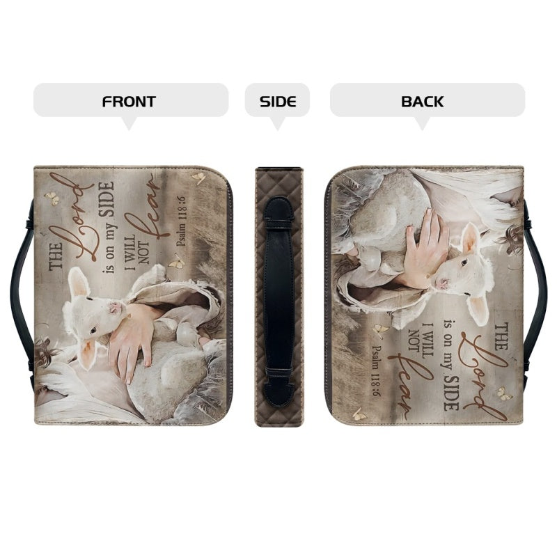 Personalized Psalm 118:6 Bible Cover Case
