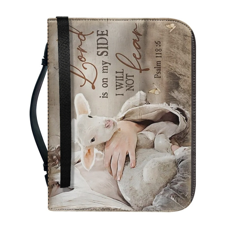 Personalized Psalm 118:6 Bible Cover Case