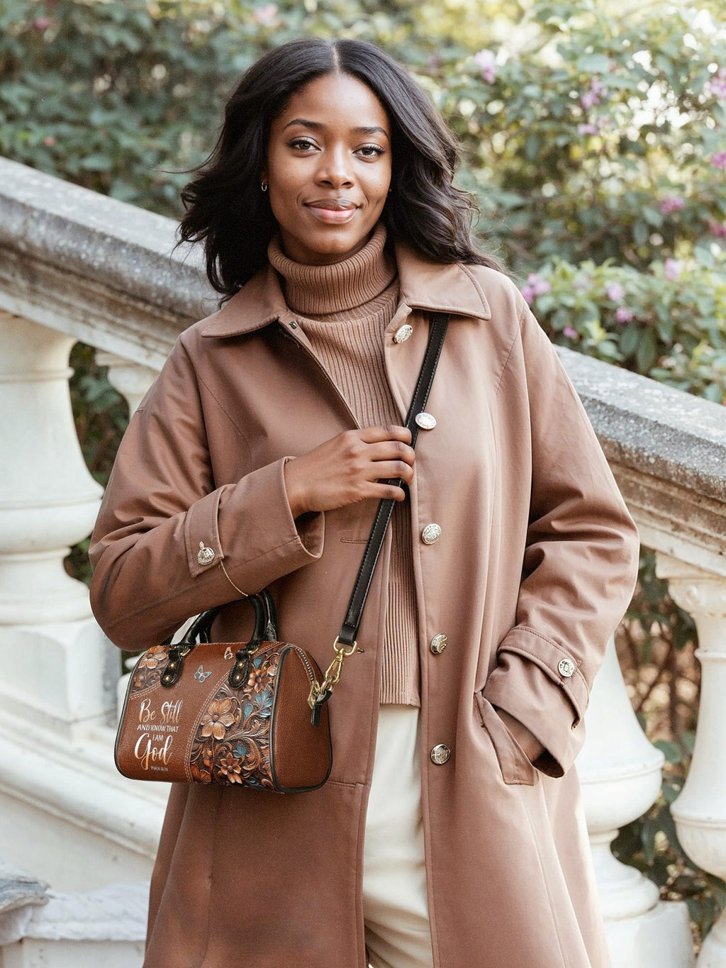 Stillness Psalm 46:10 Mini Satchel Bag