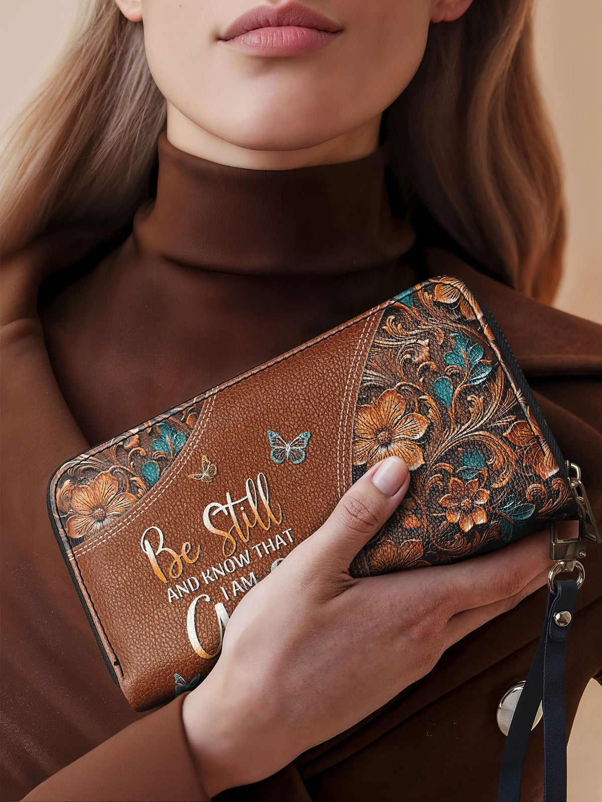 Stillness Psalm 46:10 Bible Verse Wallet