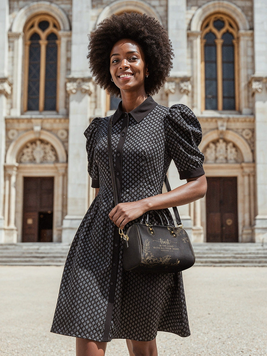 Trust Proverbs 3:5 Mini Satchel Handbag