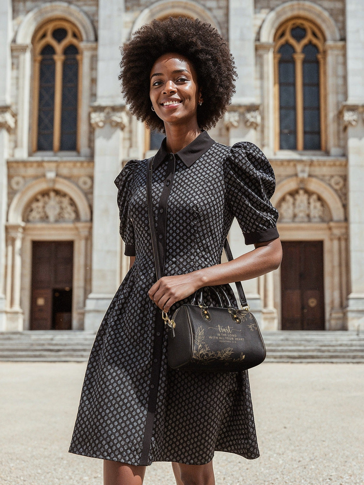 Trust Proverbs 3:5 Mini Satchel Handbag