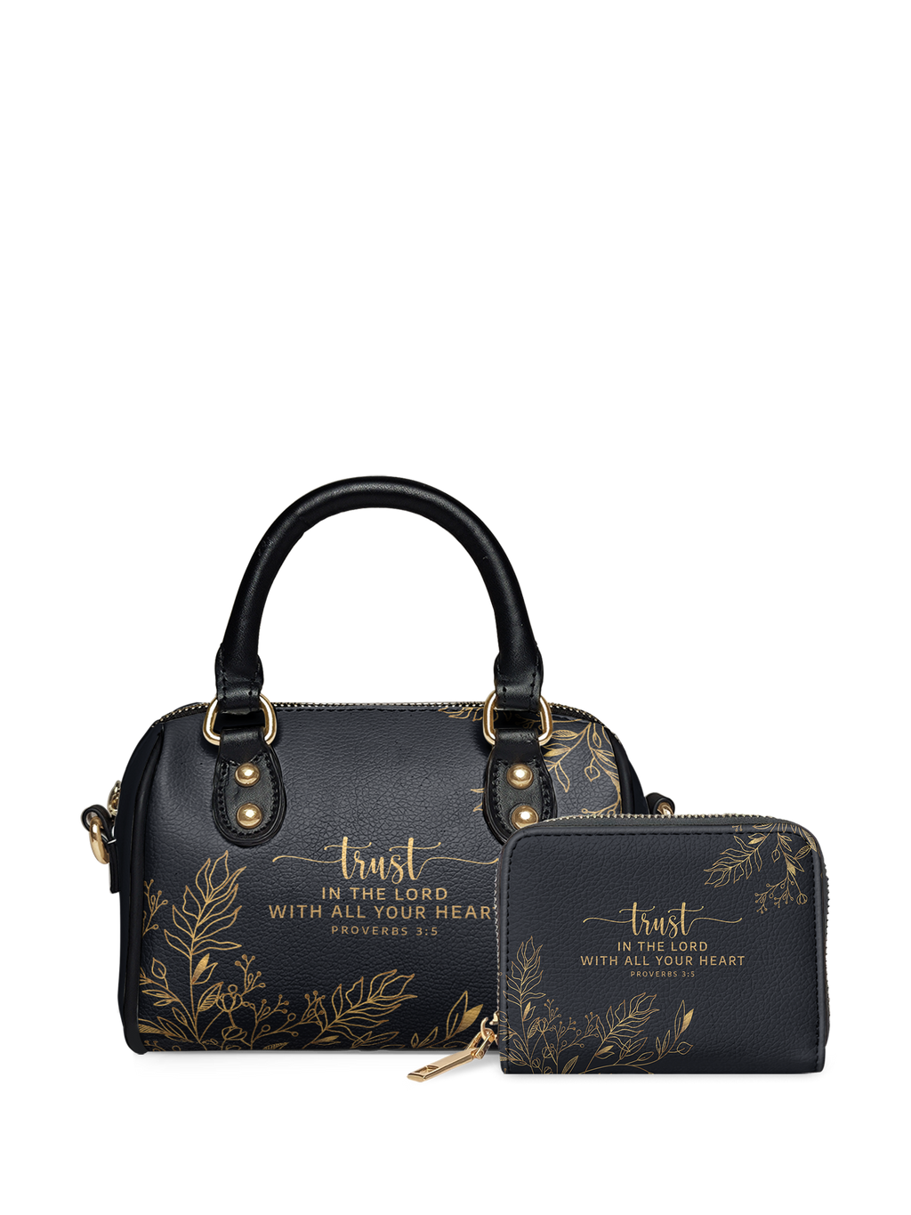 Trust Proverbs 3:5 Mini Satchel Handbag