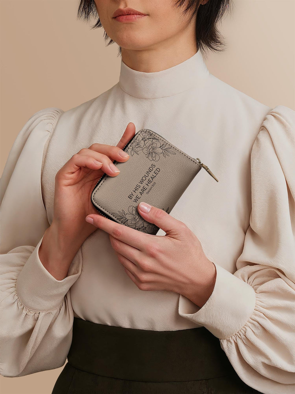 Isaiah 53:5 Scripture Mini Wallet