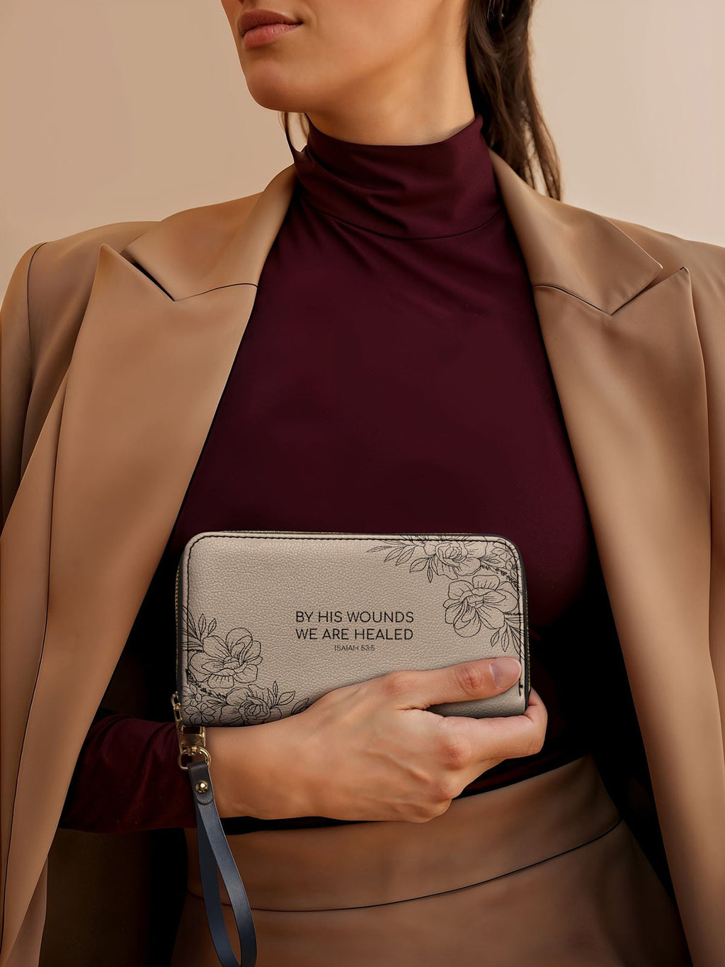 Isaiah 53:5 Bible Verse Faith Wallet