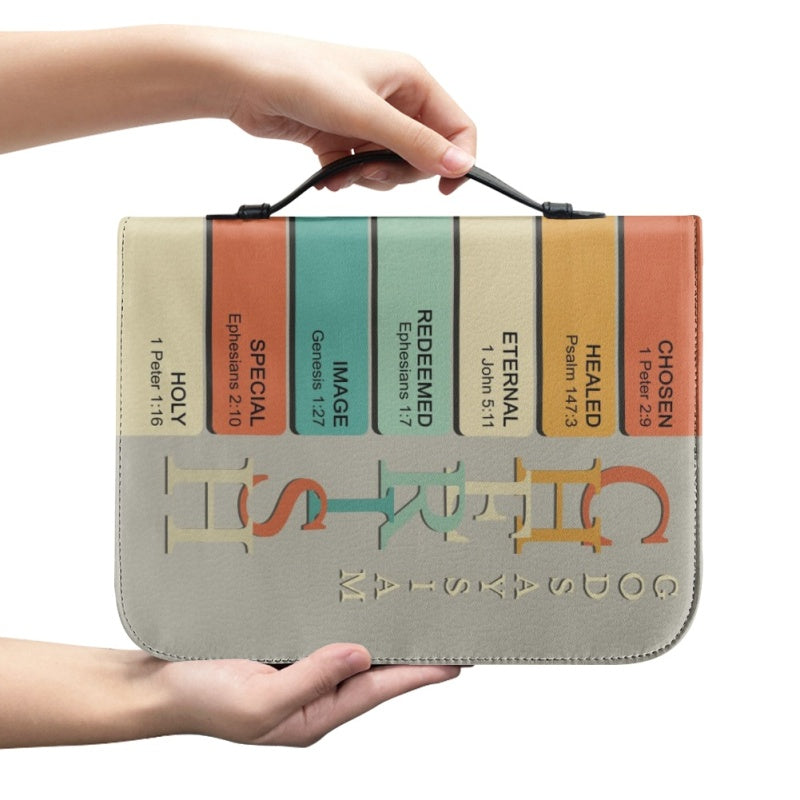 Retro Personalized Name Bible Cover