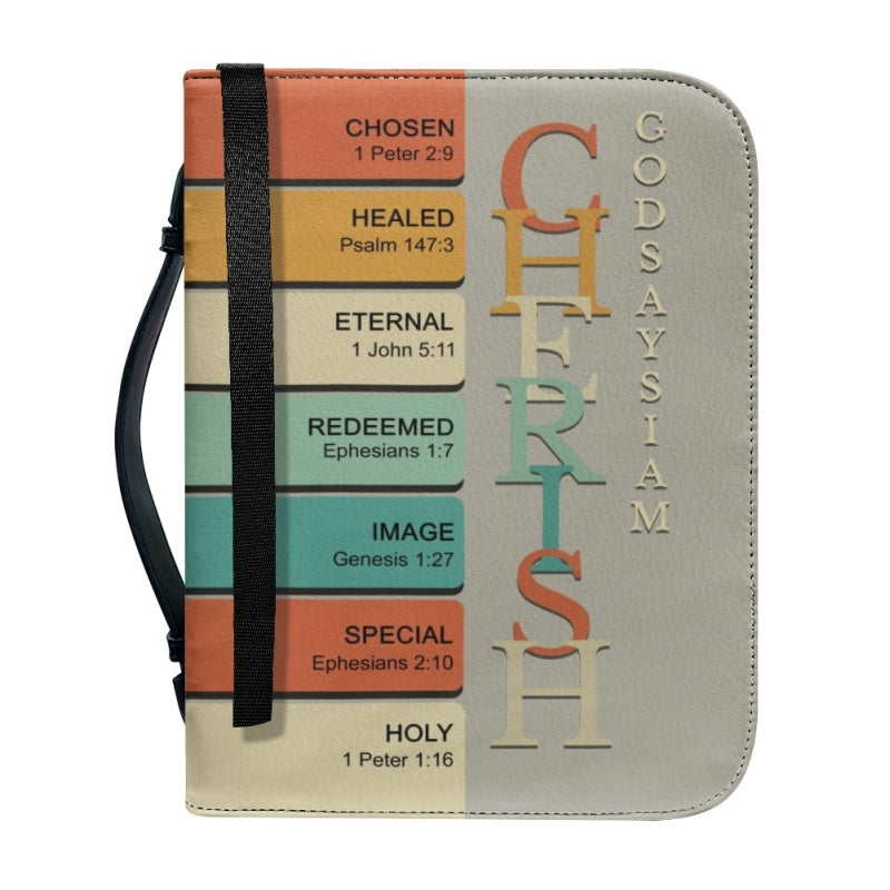 Retro Personalized Name Bible Cover