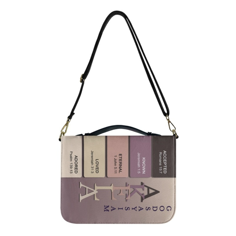 Personalized Vintage Mauve Name Bible Cover