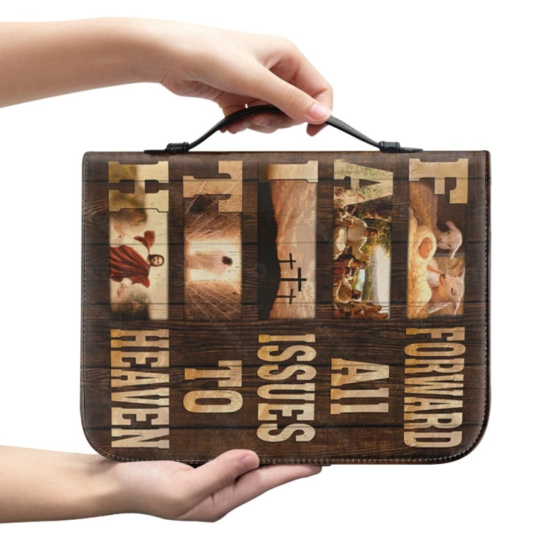 Personalized Faith Cross Bible Cover