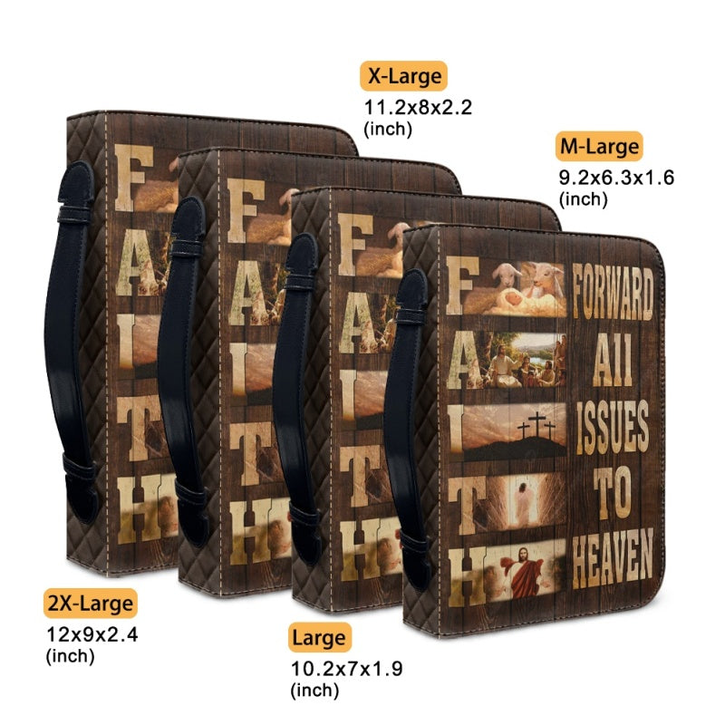 Personalized Faith Cross Bible Cover
