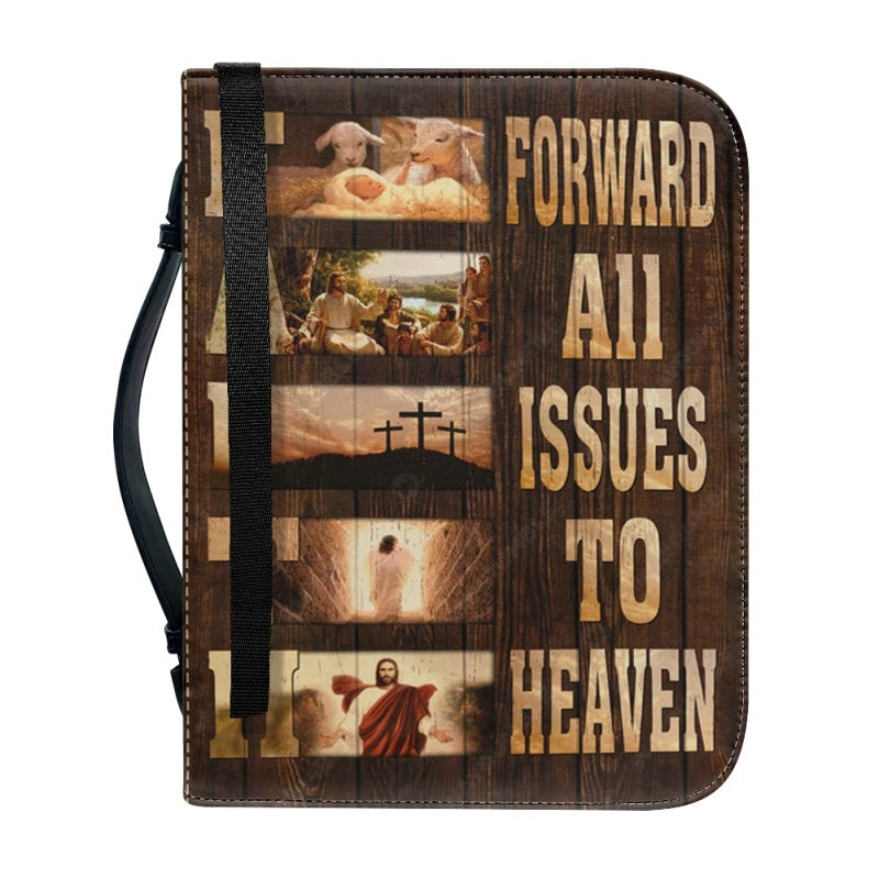 Personalized Faith Cross Bible Cover