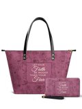 Flourish Classic Leather Tote Bag