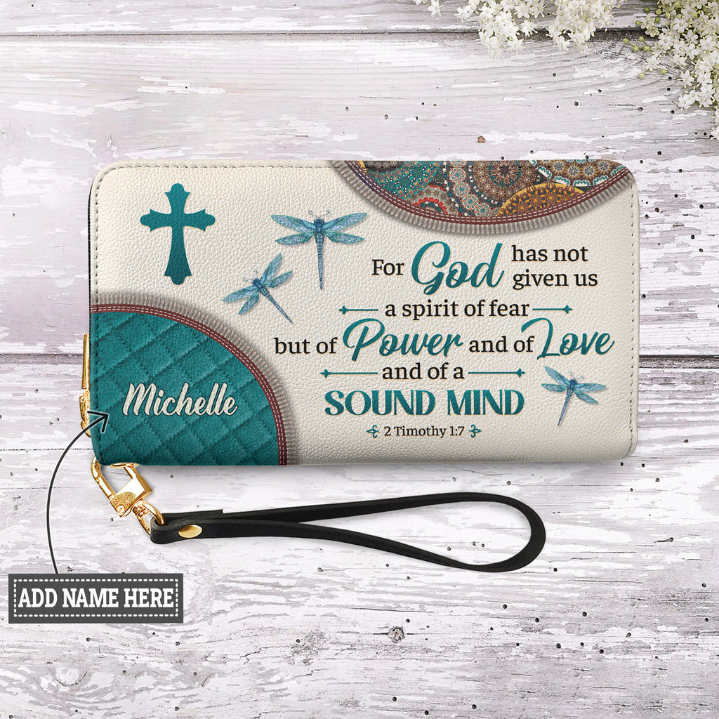 Dragonfly Mandala Scripture Leather Handbag