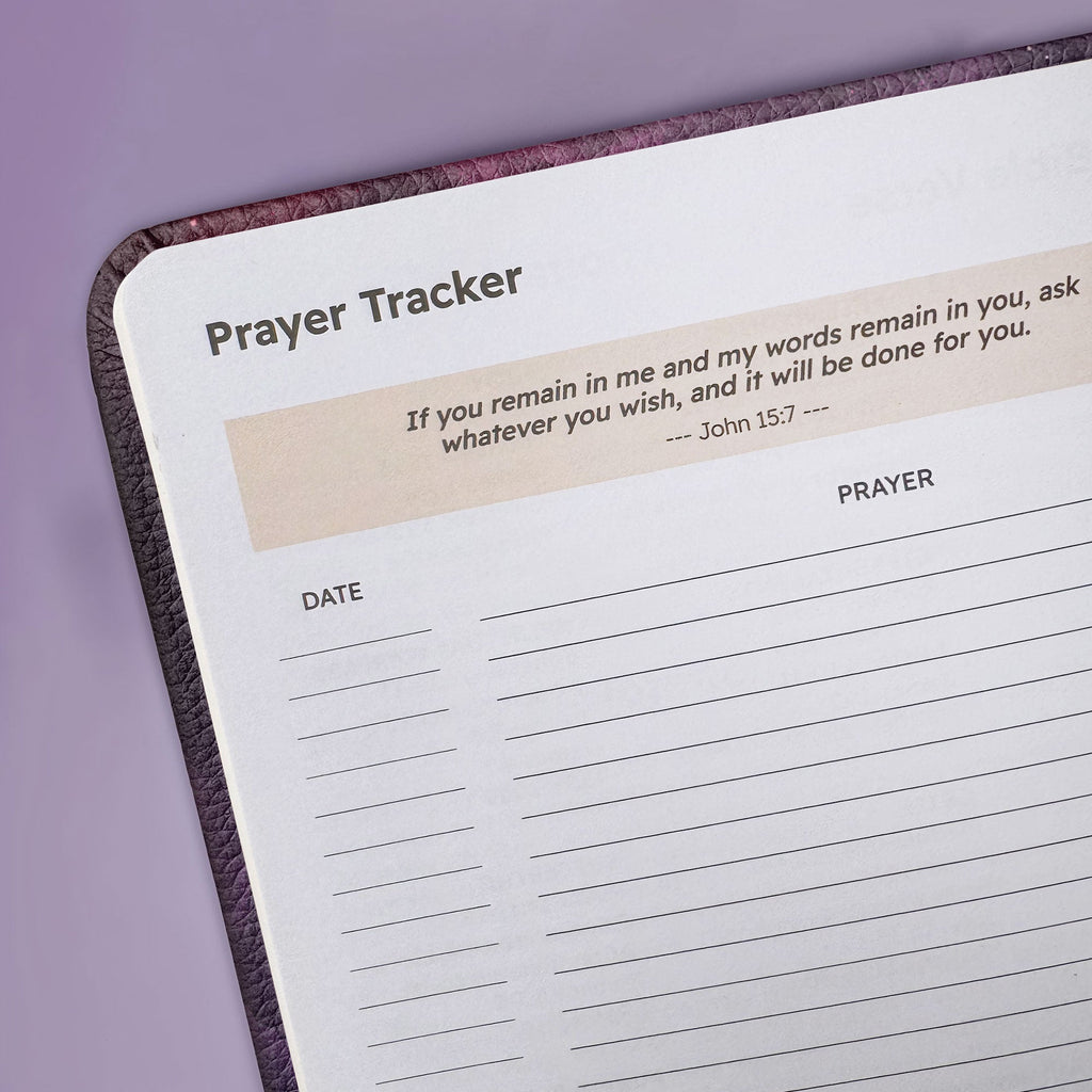 Philippians 4:13 Strength Leather Prayer Journal