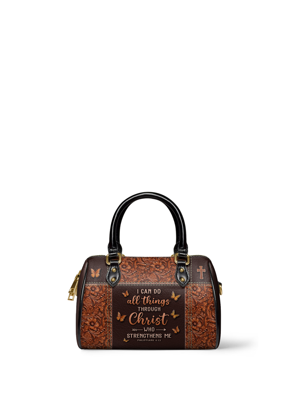 Believe Philippians 4:13 Mini Satchel Bag