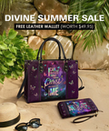 Philippians 4:13 Custom Leather Handbag & Wallet