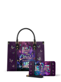 Philippians 4:13 Limitless Leather Handbag