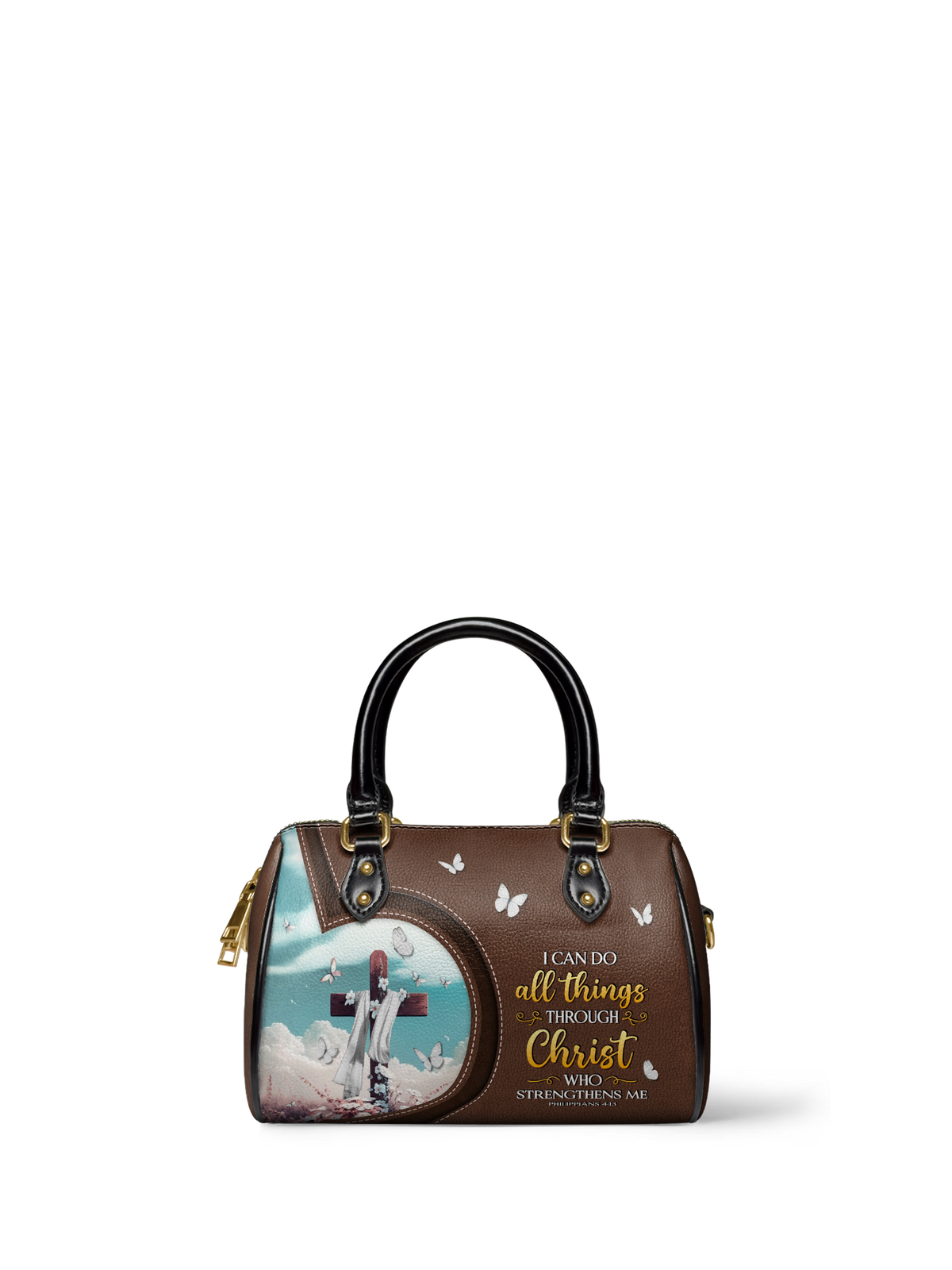 Rise Philippians 4:13 Mini Satchel Bag
