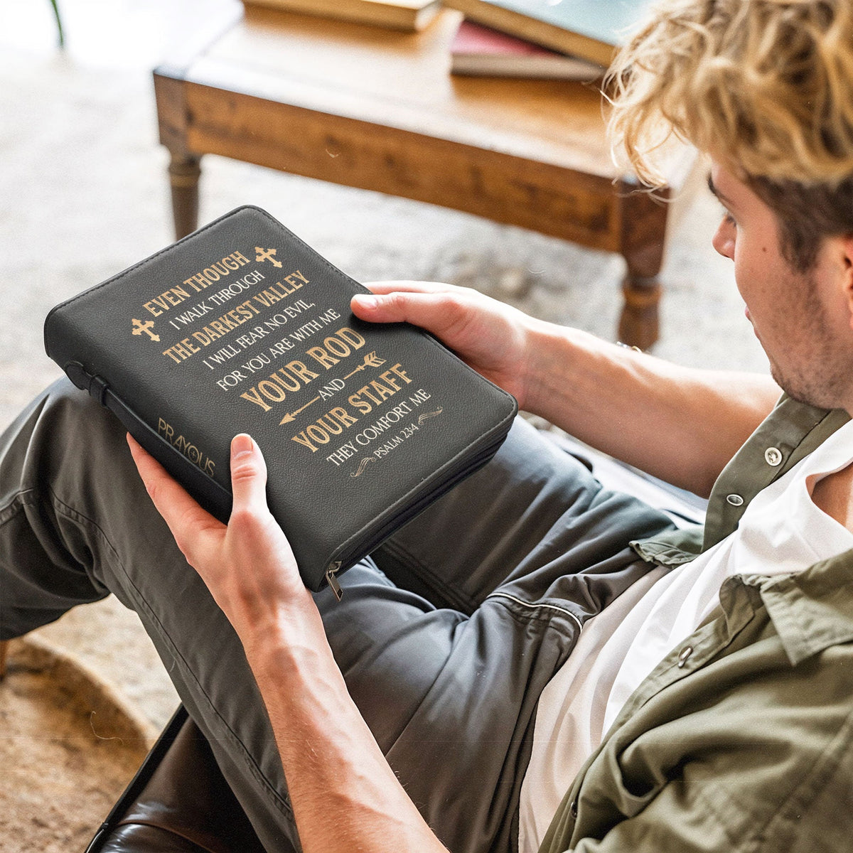 Comfort Psalm 23:4 Scripture Bible Cover