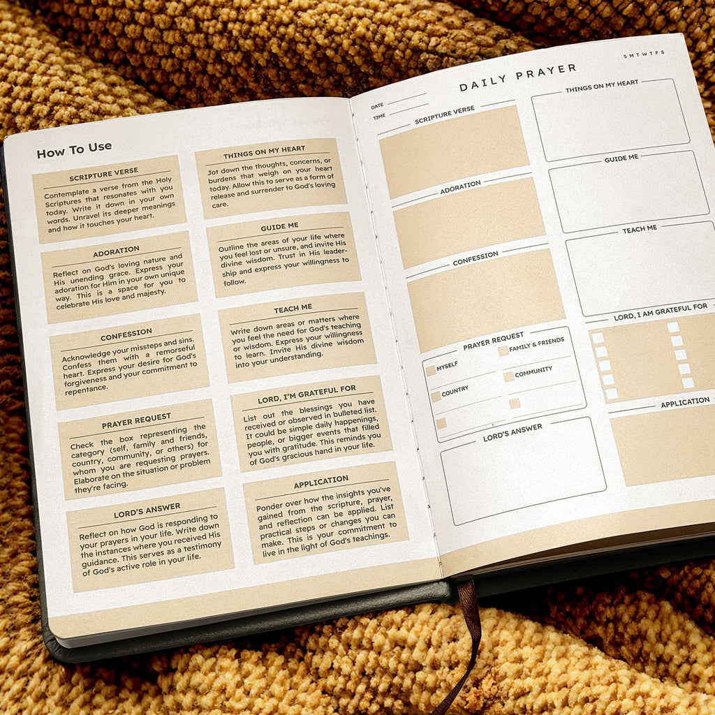 Psalm 23:4 Comfort Leather Prayer Journal