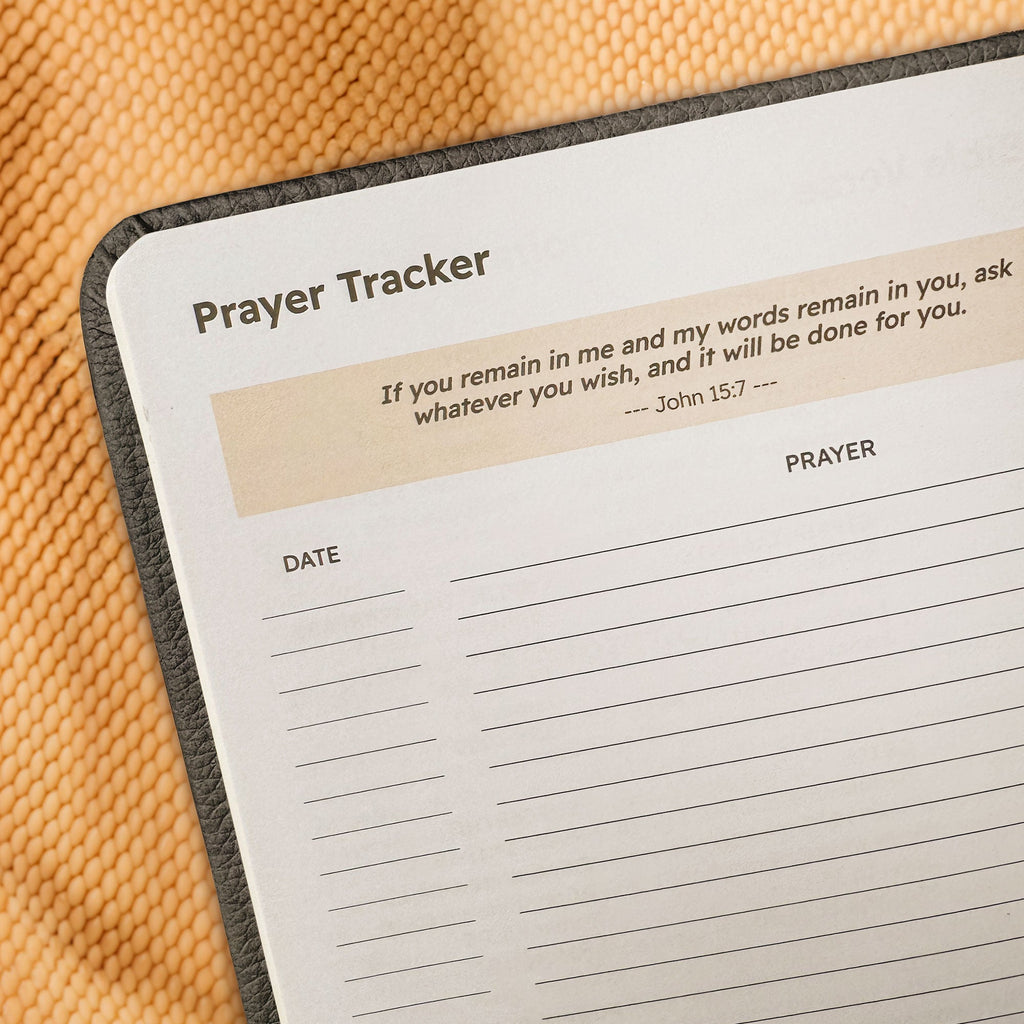 Psalm 23:4 Comfort Leather Prayer Journal