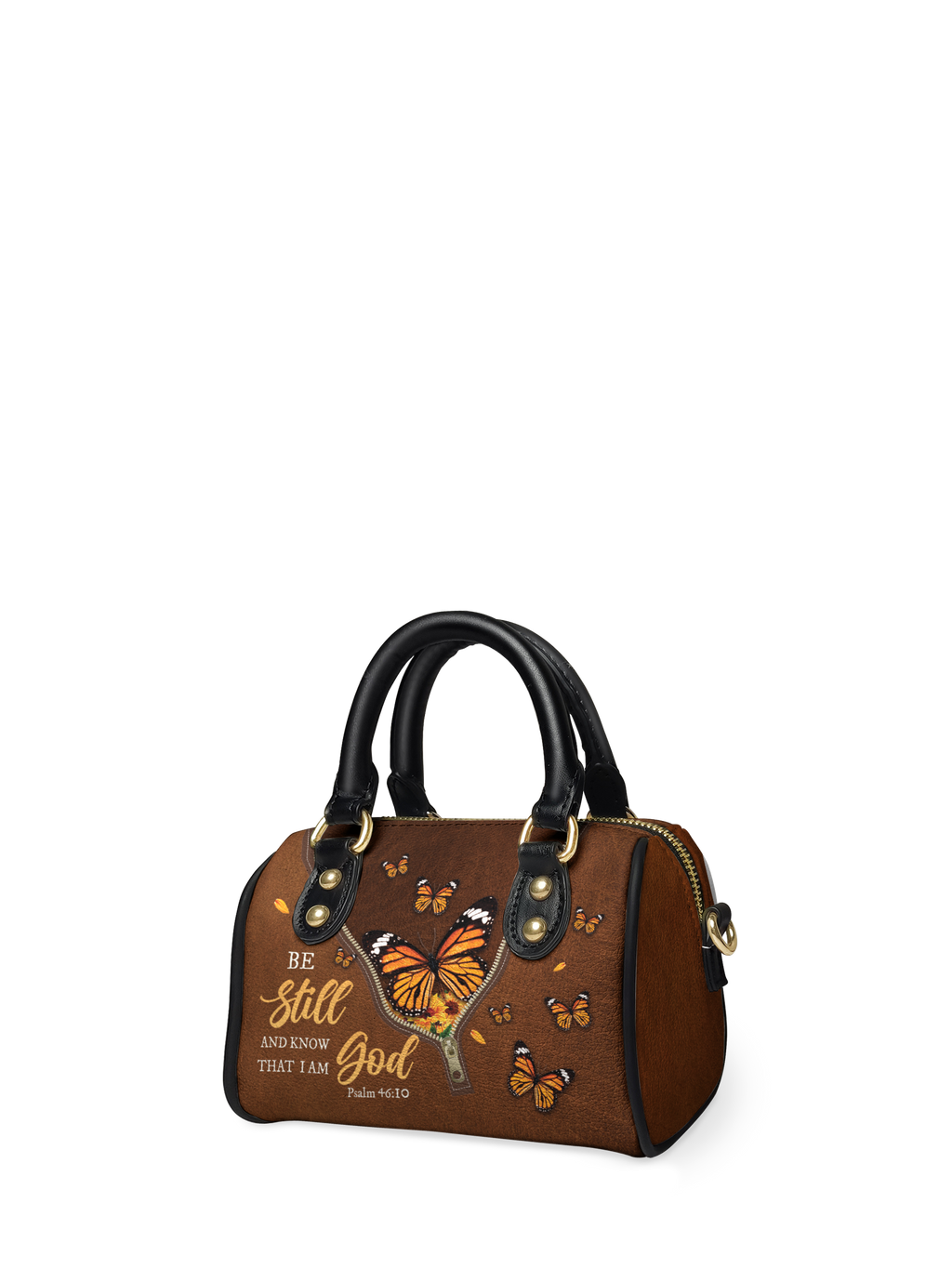 Serene Psalm 46:10 Bible Verse Mini Satchel