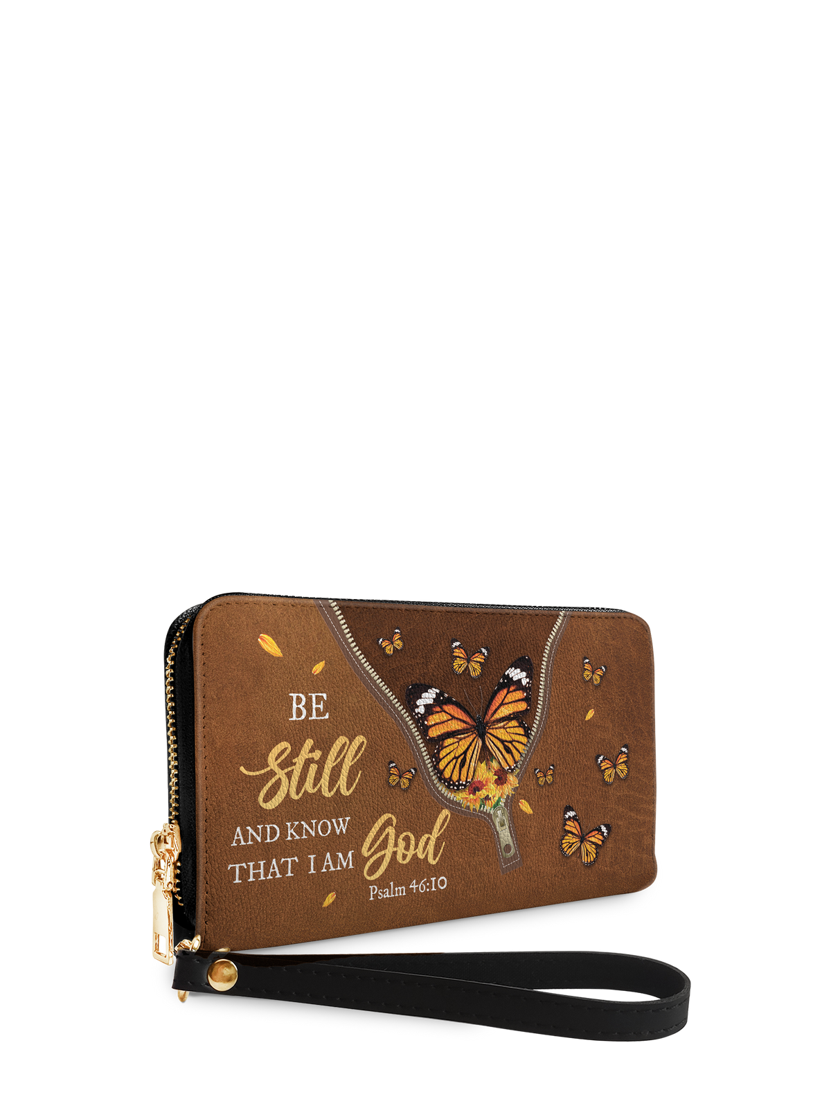 Serene Psalm 46:10 Scripture Wallet