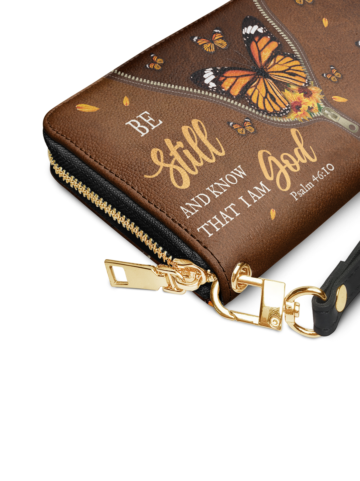 Serene Psalm 46:10 Scripture Wallet