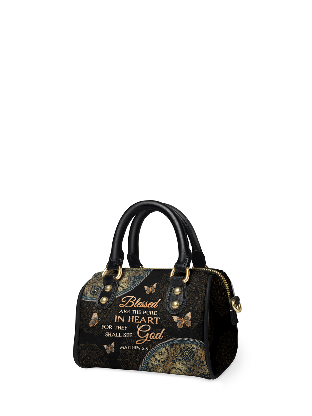 Matthew 5:8 Pure Faith Mini Satchel