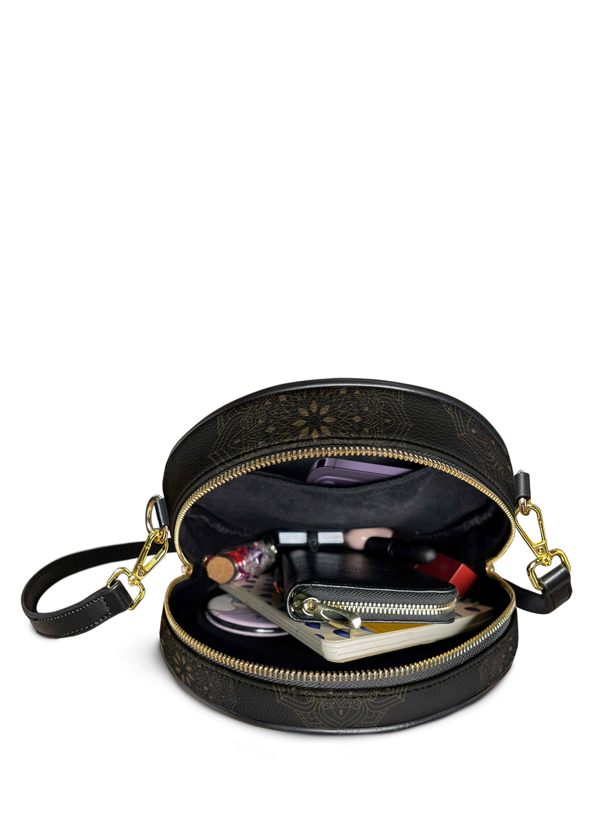 Pure Matthew 5:8 Circle Crossbody Bag