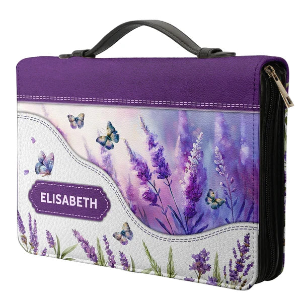 Personalized Floral New Beginning Bible Cover