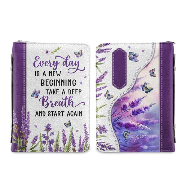 Personalized Floral New Beginning Bible Cover