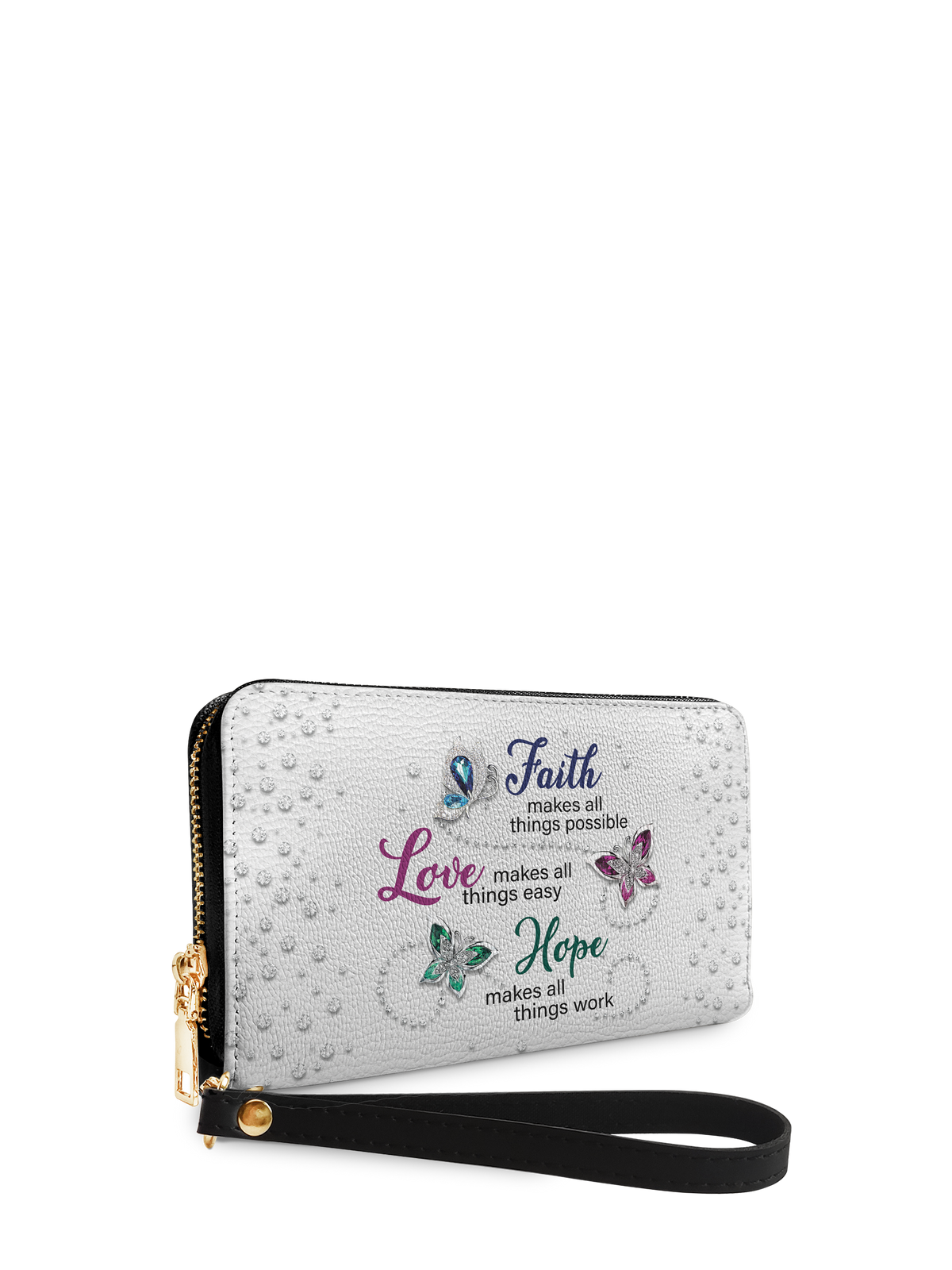 Virtue Faith Inspirational Leather Wallet