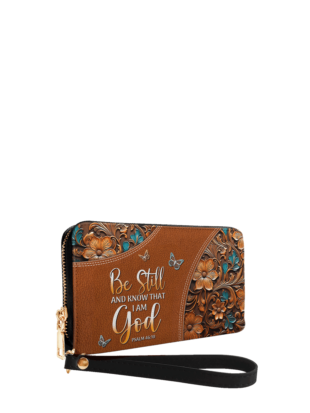 Stillness Psalm 46:10 Bible Verse Wallet